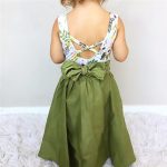 Floral with olive skirt  2724 - Image 2