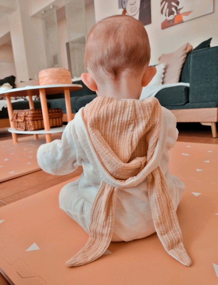 Rabbit Jumpsuit White 2415 - Image 5