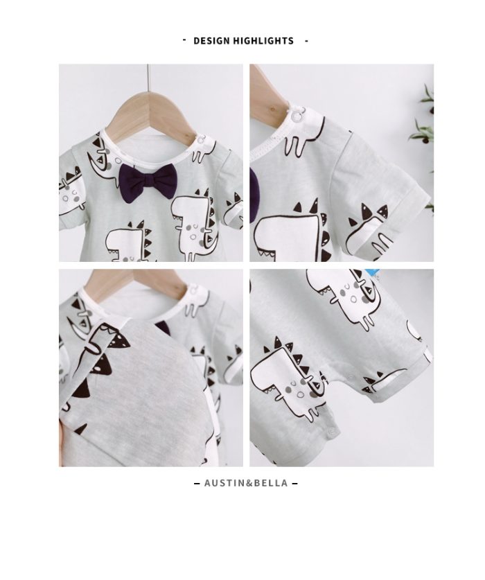 Cute Dinosaur Jumpsuit 2914 - Image 8