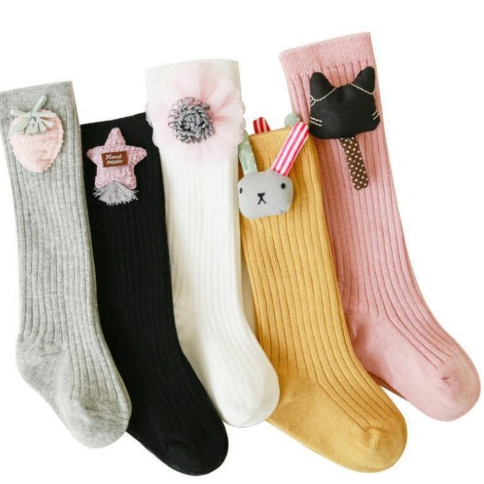 βαμβακερά καλτσάκια για κορίτσια socks με ζωάκια baby girl cute κάλτσες minielephant Βαμβακερές ψηλές κάλτσες 8392 - Image 8