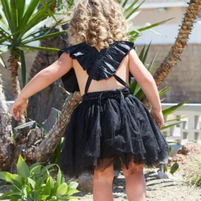 μαύρο φόρεμα τουτού καλοκαιρινό για κορίτσια χαριτωμένο τούλι minielephant My Tutu Black Dress 2863 - Image 2