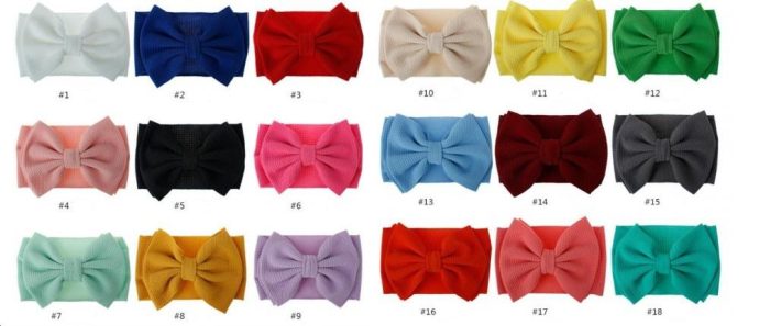 Βρεφική κορδέλα φιόγκο σε Rib Πλέξη 2524 - Image 3