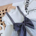 Stars Dress Grey 2788 - Image 4