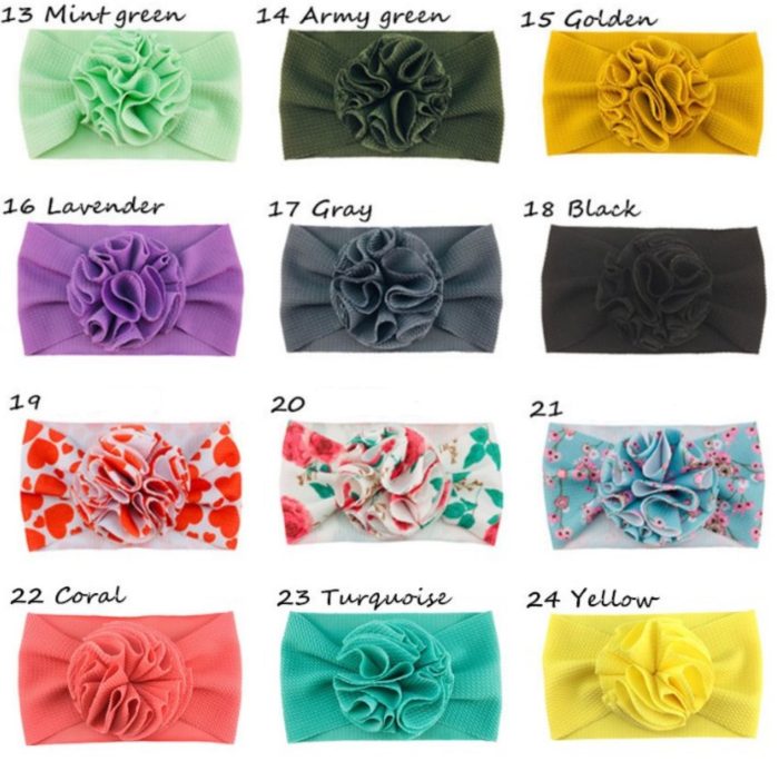 Παιδικές κορδέλες λουλούδι One Size 1-3 ετών 2512 - Image 3