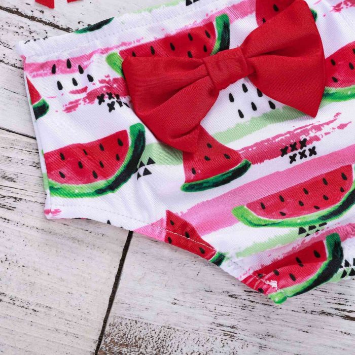 Μαγιό κόκκινα καρπουζάκια 4116 - Image 4