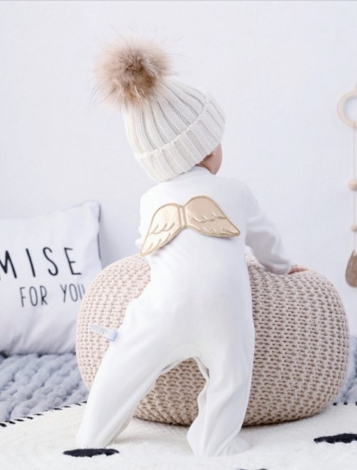 Angel βρεφικό βελούδινο φορμάκι 2414 - Image 7