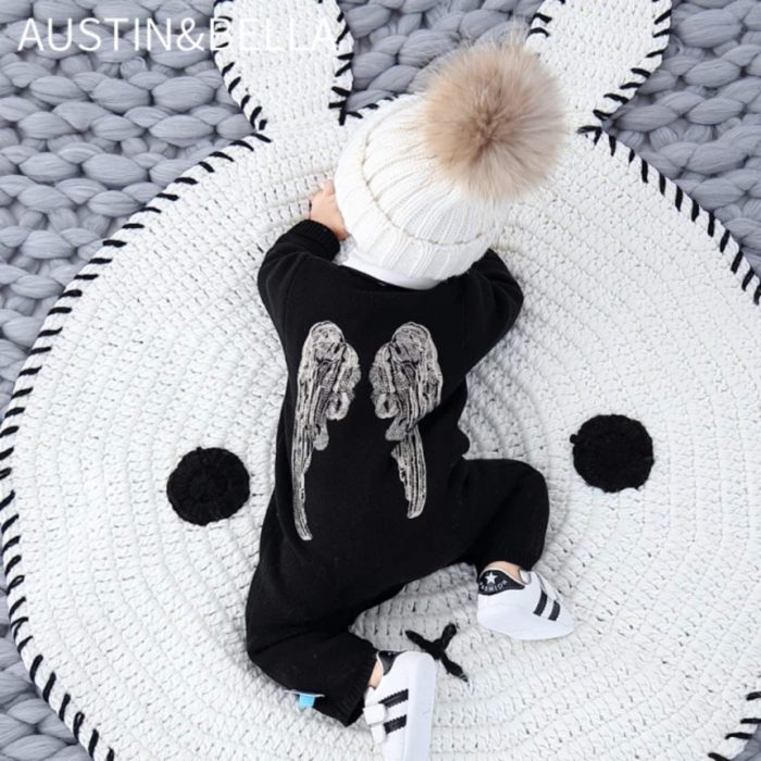 Angel πλεκτό μαύρο φορμάκι 2419 - Image 2