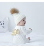 Angel βρεφικό βαμβακερό φορμάκι 2413 Λευκό - Image 2