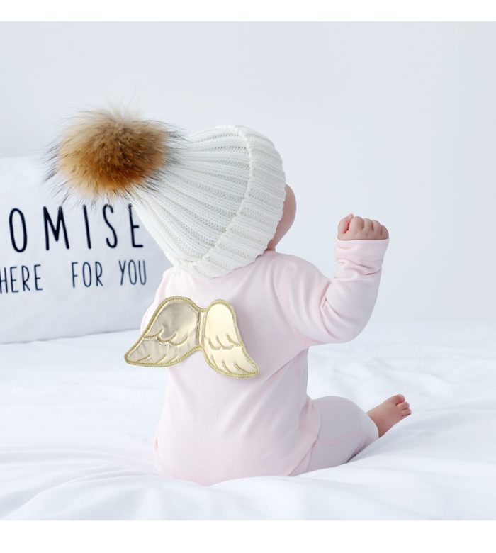 Angel βρεφικό βαμβακερό φορμάκι 2413 Ροζ - Image 2
