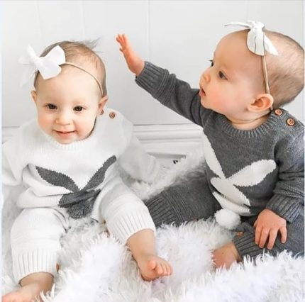 Rabbit Knitted Jumpsuit 2432