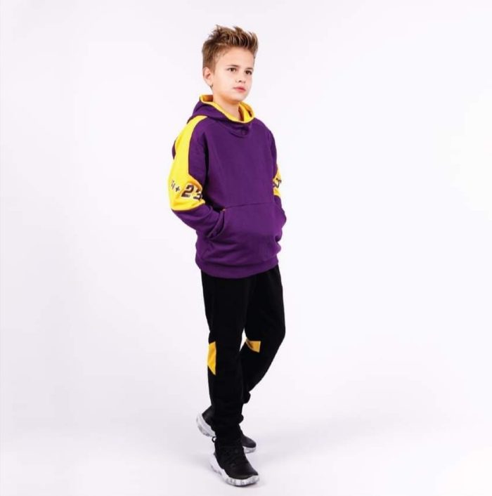 Purple σετ φόρμας Emery 506 - Image 5