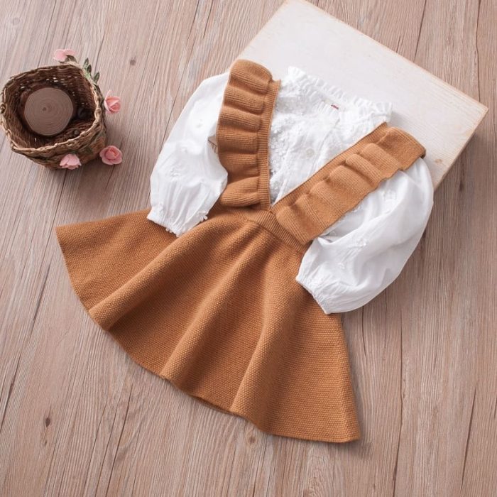 Knitted φόρεμα σαλοπέτα 3019 - Image 5