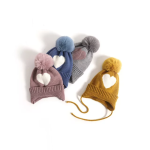 Knitted Heart πλεκτό σκουφάκι 3204 - Image 2