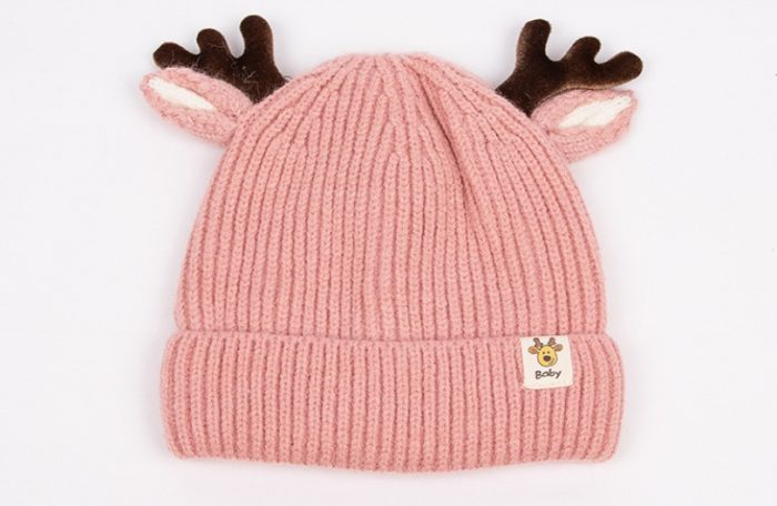 βρεφικό παιδικό σκουφάκι αξεσουάρ για αγόρι για κορίτσι πλεκτό ελαφάκι minielephant Deer πλεκτό σκουφάκι 3207 - Image 7
