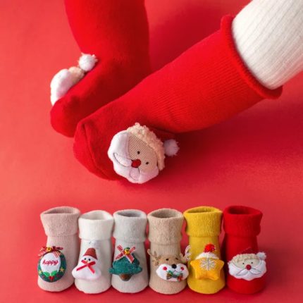 Χριστουγεννιάτικες Baby Socks 8405