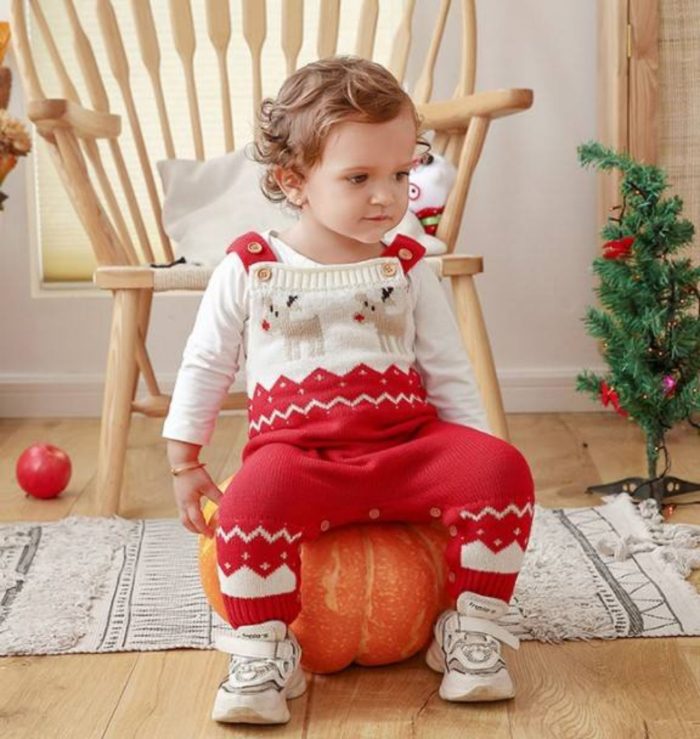 Χριστουγεννιάτικη Knitted Deer σαλοπέτα 2834 - Image 6