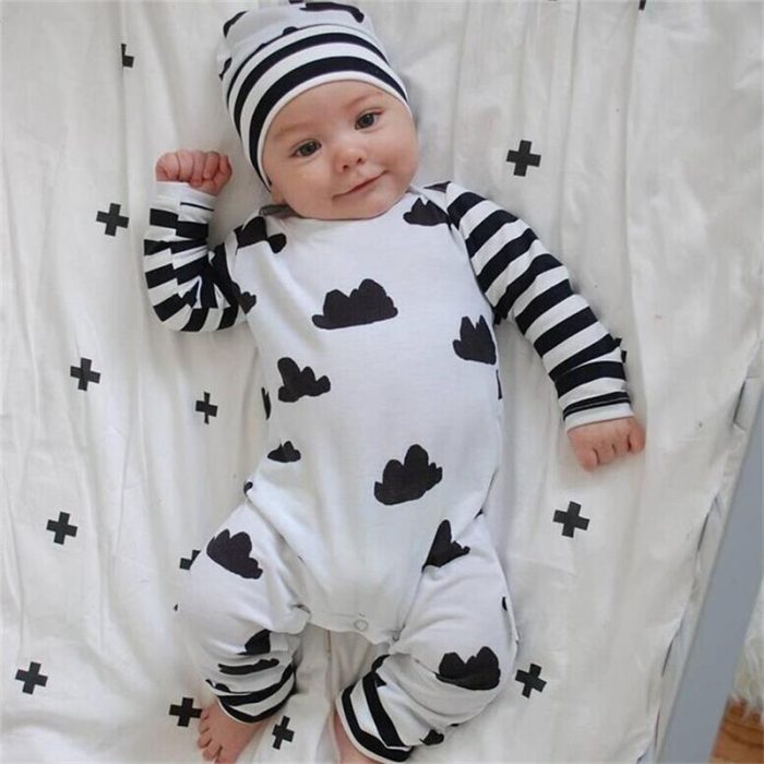Black & White Jumpsuit 2427 - Image 1