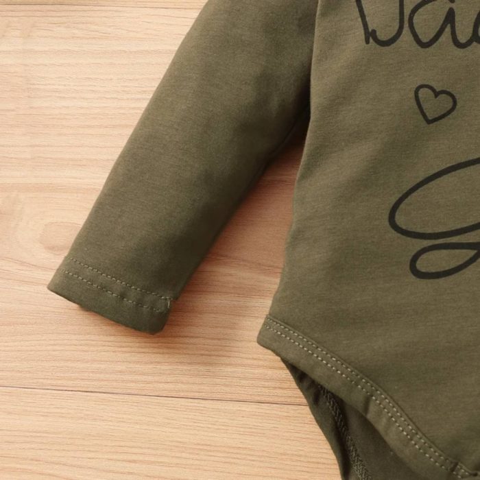 Βρεφικό σετάκι παραλλαγής για κορίτσι Minielephant Army παραλλαγής σετάκι χακί 2691 - Image 7