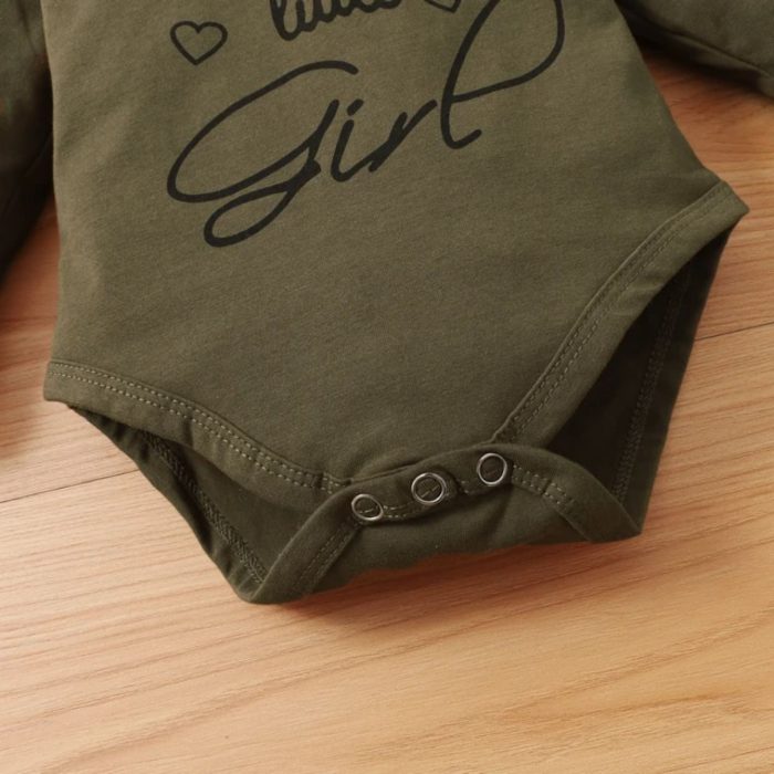 βρεφικό σετάκι παραλλαγής βρεφικά ρούχα minielephant Army παραλλαγής σετάκι χακί 2691 - Image 6