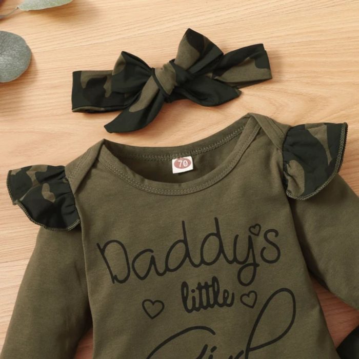 βρεφικό σετάκι σε χακί minielephant Army παραλλαγής σετάκι χακί 2691 - Image 4