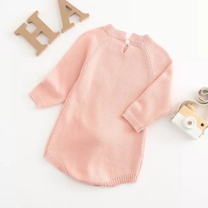 Knitted Rabbit Romper 2809 - Image 5