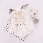 Rabbit Romper Grey & White 2808 - Image 7