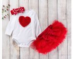 Party Set Red Heart (Μακρυμάνικο) 2622