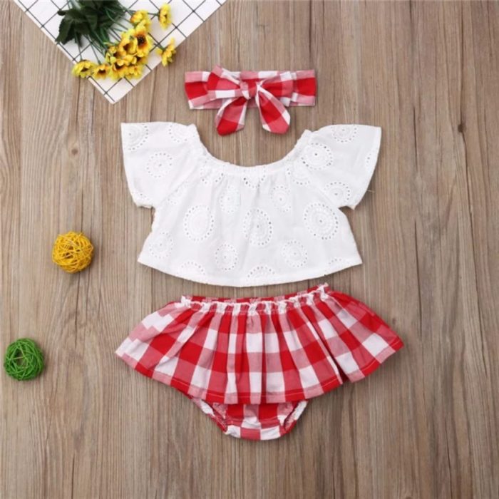 Red White Baby Set 2628 - Image 2