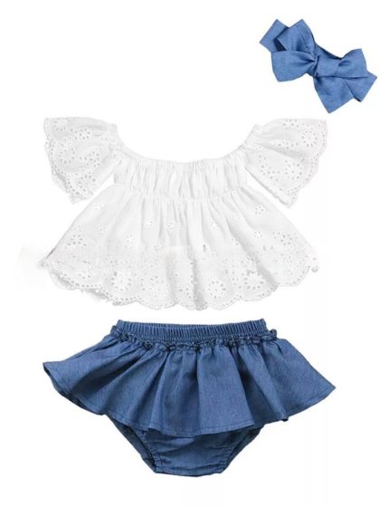 Blue White Baby set 2634