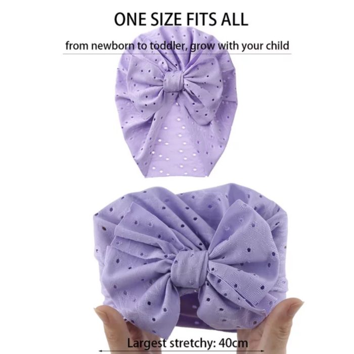 Τουρμπανάκι κιμπούρ με φιόγκο 2203 - Image 3