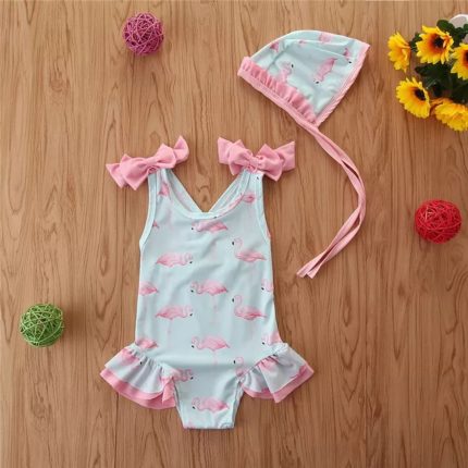 Ολόσωμο μαγιό Flamingos 4108