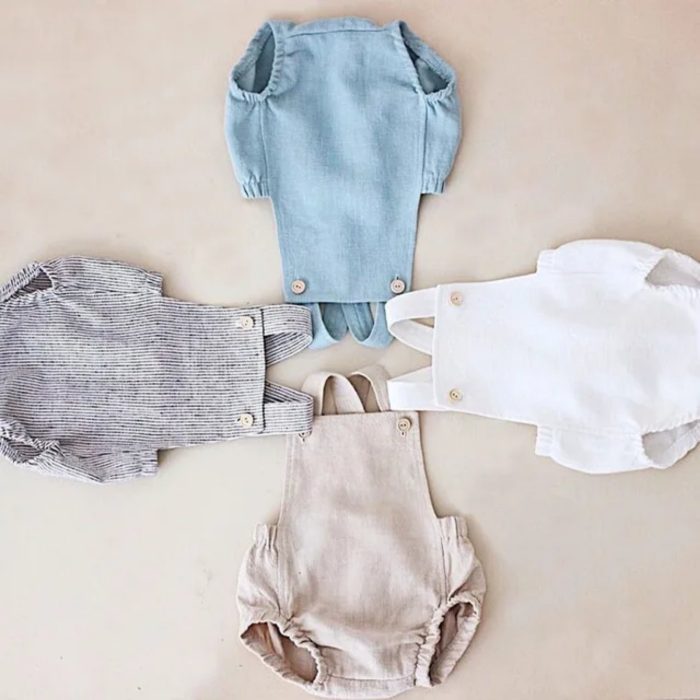 Baby Linen Romper 2820 - Image 21