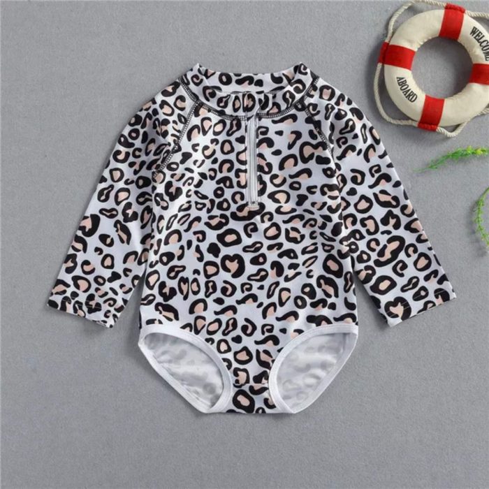 Leopard ολόσωμο μακρυμάνικο μαγιό 4103 - Image 3