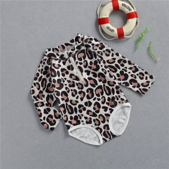 Leopard ολόσωμο μακρυμάνικο μαγιό 4103 - Image 2