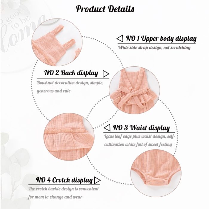 Cute Summer Baby Romper 2825 - Image 6