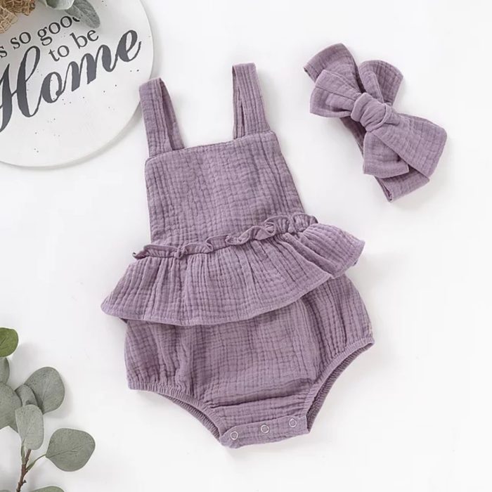 Cute Summer Baby Romper 2825 - Image 4