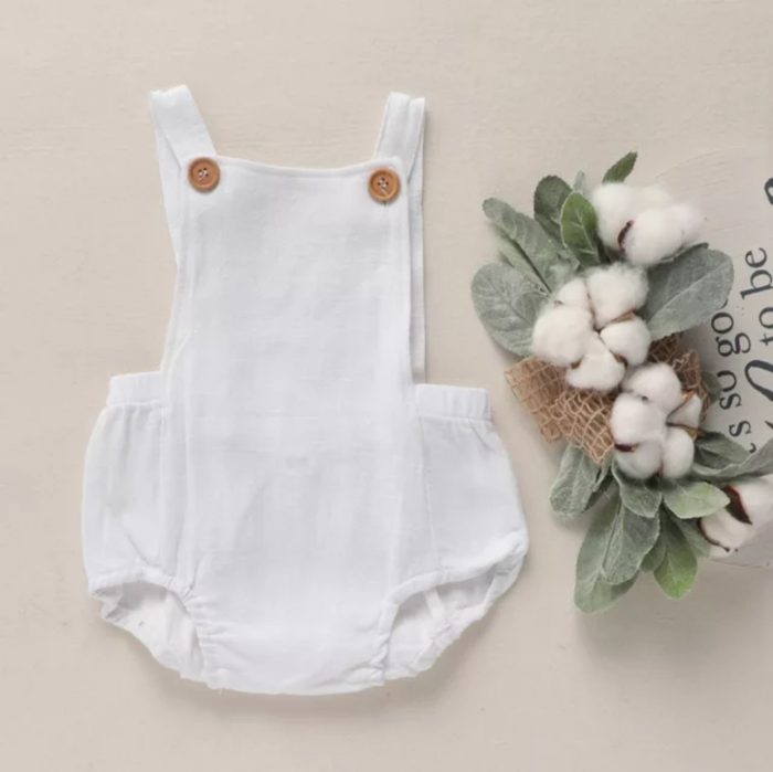 Baby Linen Romper 2820 - Image 12