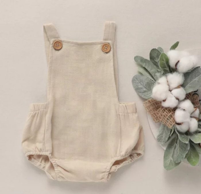 Baby Linen Romper 2820 - Image 11
