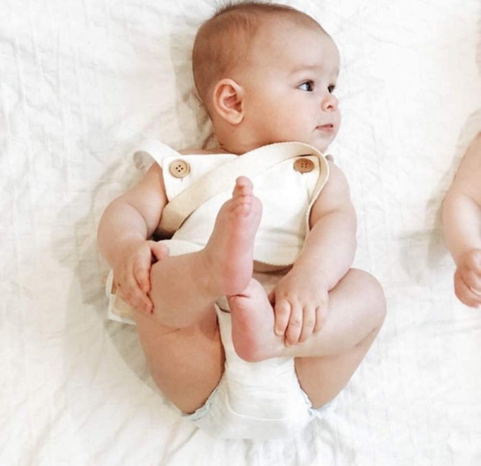 Baby Linen Romper 2820 - Image 4