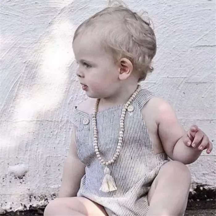 Baby Linen Romper 2820 - Image 5