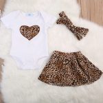 Animal Print Set Heart 2671