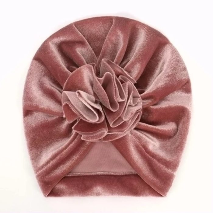 εικόνα_Viber_2022-08-06_08-24-37-959 Velvet Flower τουρμπανάκι One Size 6μηνών-3ετών 2206 - Image 2