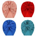 Βρεφικό τουρμπανάκι με φιόγκο 0-12μηνών 2207 - Image 3