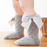 Πλεκτή καλτσούλα με φιογκάκι 8383 - Image 10