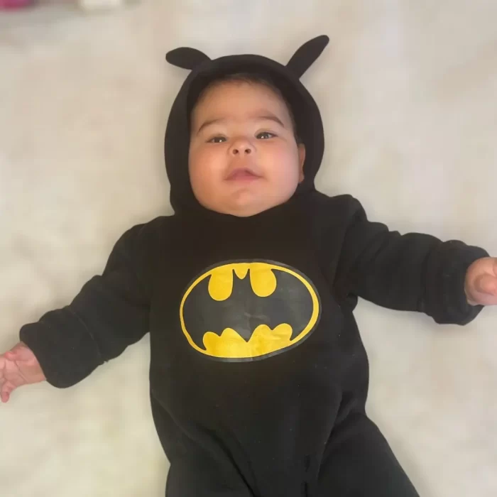 Βρεφικά ρούχα βρεφικό φορμάκι minielephant Batman Jumpsuit 2435 - Image 2