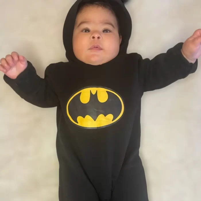 Βρεφικά φορμάκια για αγόρι minielephant Batman Jumpsuit 2435 - Image 5
