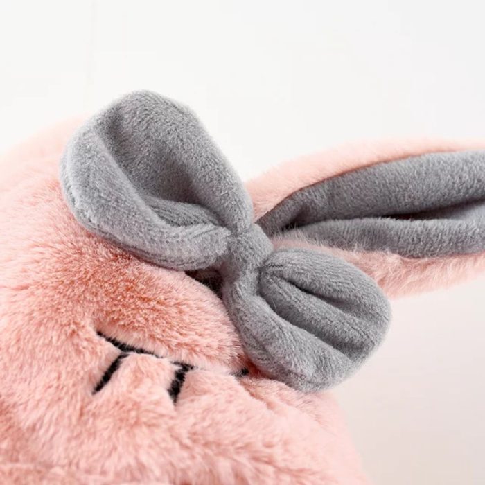 Baby Rabbit Fur Pink & White 1220 - Image 5