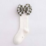 Κάλτσες με μεγάλο καρό φιόγκο 8408 - Image 3