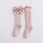 Κάλτσες με μεγάλο καρό φιόγκο 8408 - Image 6