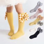 Κάλτσες με μεγάλο καρό φιόγκο 8408